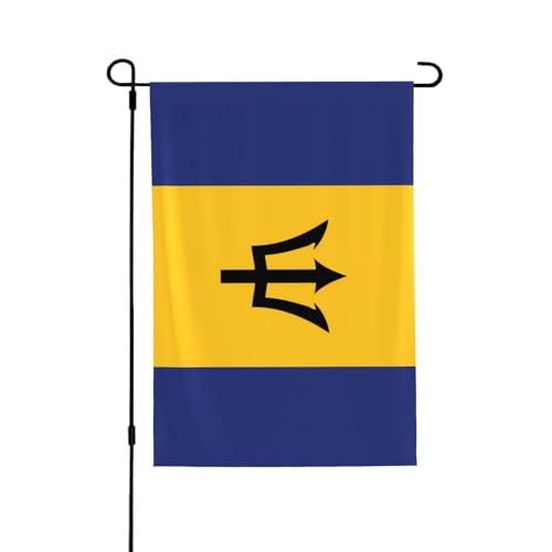 Flagge von Barbados Geeignet für den Innen- und Außenbereich, perfekt für Haus, Garten, Veranstaltungen und patriotische Displays. von PEGQCVAM