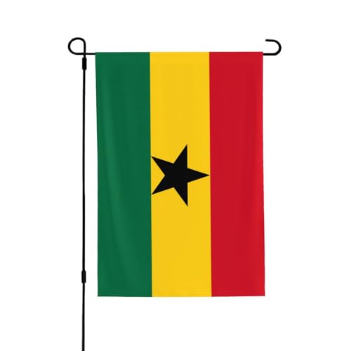 Flagge von Ghana, geeignet für den Innen- und Außenbereich, perfekt für Haus, Garten, Veranstaltungen und patriotische Displays. von PEGQCVAM