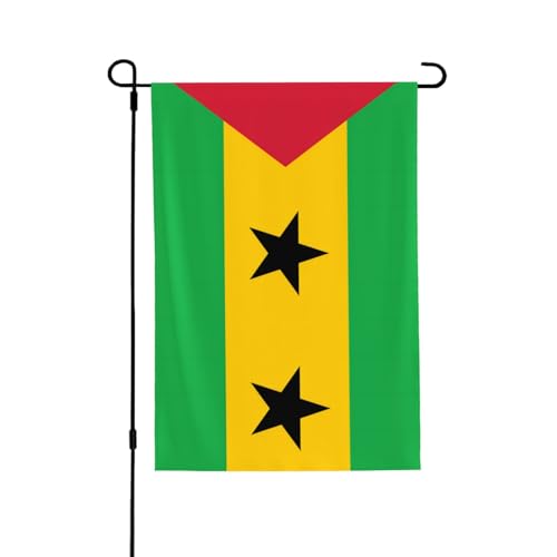 Flagge von Sao Tome und Principe-Flagge. Geeignet für den Innen- und Außenbereich, perfekt für Haus, Garten, Veranstaltungen und patriotische Displays. Flagge von Sao Tome und Principe-Flagge. Geeignet für den Innen- und Außenbereich, perfekt für Haus, Garten, Veranstaltungen und patriotische Displays. von PEGQCVAM