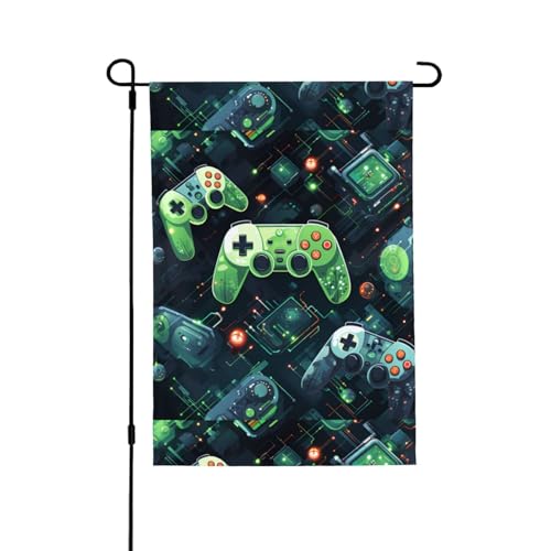 Gamepad Circuit Version Flagge Geeignet für den Innen- und Außenbereich, perfekt für Haus, Garten, Veranstaltungen und patriotische Displays. von PEGQCVAM