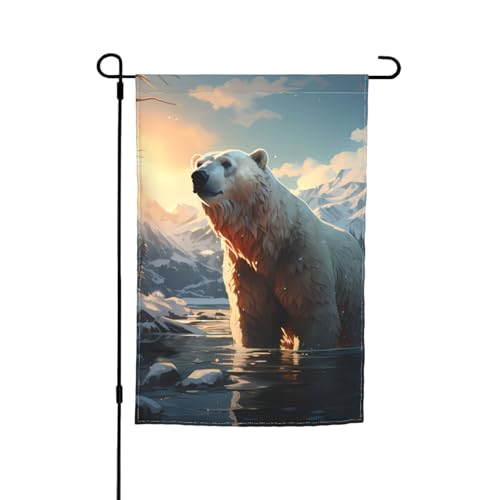 Gartenflagge Eisbär im Winter, 30,5 x 45,7 cm. Helle, doppelseitige Outdoor-Dekoration bringt Spaß in Ihren Garten. Gartenflagge Eisbär im Winter, 30,5 x 45,7 cm. Helle, doppelseitige Outdoor-Dekoration bringt Spaß in Ihren Garten. von PEGQCVAM