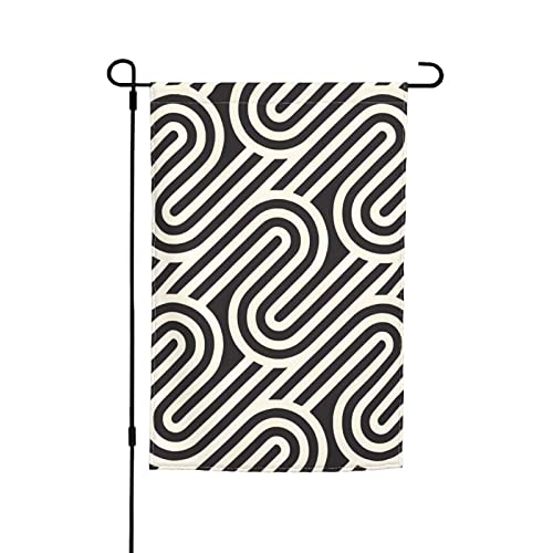 Gartenflagge mit gebogener Textur, 30,5 x 45,7 cm, helle, doppelseitige Outdoor-Dekoration bringt Spaß in Ihren Hof. von PEGQCVAM