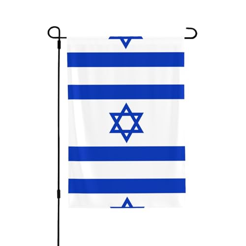 Israelische Flagge, geeignet für den Innen- und Außenbereich, perfekt für Haus, Garten, Veranstaltungen und patriotische Displays. von PEGQCVAM
