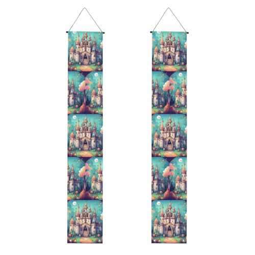 Klassisches Schloss Graduation Veranda Banner Perfekt für Abschlussfeiern im Freien, langlebig und wetterbeständig. von PEGQCVAM