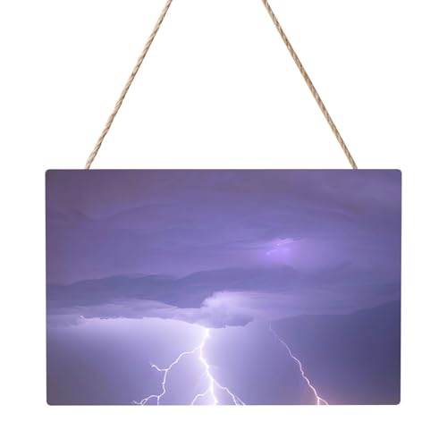 Lightning Storm Rechteckiges Panel-Gemälde, 20,3 x 30,5 cm, elegante, moderne Wanddekoration für Zuhause, um Ihren Raum zu verschönern Lightning Storm Rechteckiges Panel-Gemälde, 20,3 x 30,5 cm, elegante, moderne Wanddekoration für Zuhause, um Ihren Raum zu verschönern von PEGQCVAM