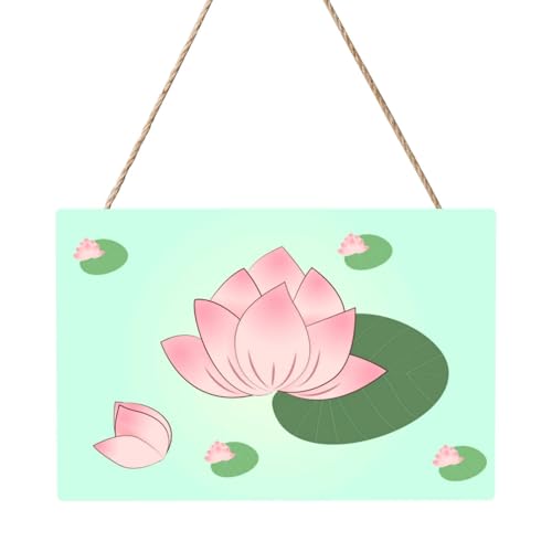 Lotusblumen warten auf blühen, rechteckig, 20,3 x 30,5 cm, elegante, moderne Wanddekoration, um Ihren Raum zu verschönern Lotusblumen warten auf blühen, rechteckig, 20,3 x 30,5 cm, elegante, moderne Wanddekoration, um Ihren Raum zu verschönern von PEGQCVAM