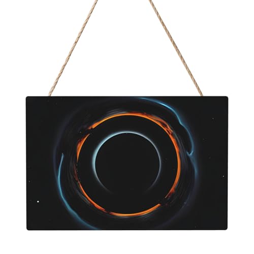 Mysterious Cosmic Black Holes Rechteckiges Paneelgemälde 20,3 x 30,5 cm Elegante, moderne Wanddekoration für Zuhause zur Verschönerung Ihres Raumes von PEGQCVAM