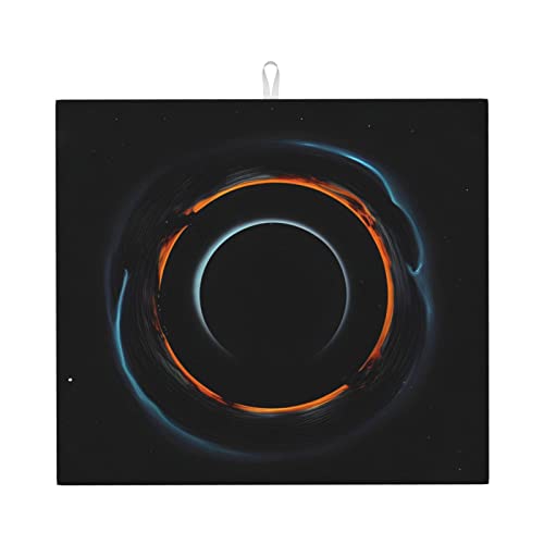 Mysterious Cosmic Black Holes Trockenmatte für Küche Wasserabsorbierend, schnell trocknend, rutschfest, geeignet für Geschirr, einfach zu lagern und zu reinigen Mysterious Cosmic Black Holes Trockenmatte für Küche Wasserabsorbierend, schnell trocknend, rutschfest, geeignet für Geschirr, einfach zu lagern und zu reinigen von PEGQCVAM