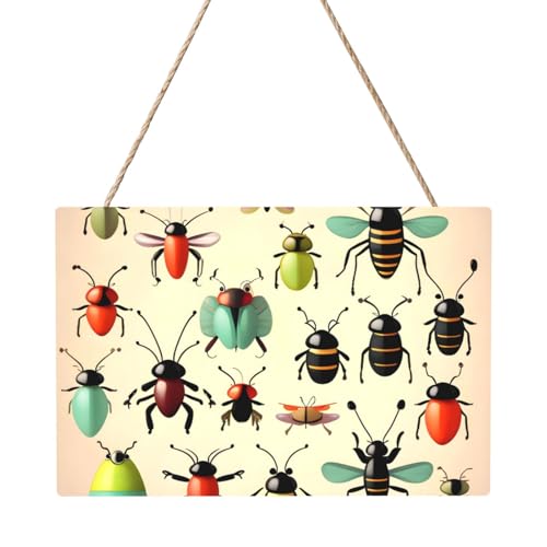 Rechteckiges Bild mit Cartoon-Motiv "Kleine Insekten", 20,3 x 30,5 cm, elegante, moderne Wanddekoration für Ihr Zuhause, um Ihren Raum zu verschönern. Rechteckiges Bild mit Cartoon-Motiv "Kleine Insekten", 20,3 x 30,5 cm, elegante, moderne Wanddekoration für Ihr Zuhause, um Ihren Raum zu verschönern. von PEGQCVAM