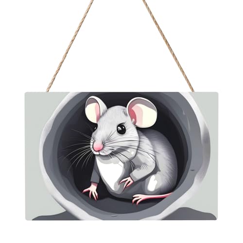 Rechteckiges Bild mit Maus im Loch, 20,3 x 30,5 cm, elegante, moderne Wanddekoration für Ihr Zuhause, um Ihren Raum zu verschönern. Rechteckiges Bild mit Maus im Loch, 20,3 x 30,5 cm, elegante, moderne Wanddekoration für Ihr Zuhause, um Ihren Raum zu verschönern. von PEGQCVAM