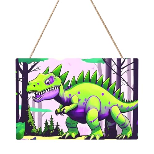 Rechteckiges Bild mit grünem Dinosaurier-Motiv, 20,3 x 30,5 cm, elegante, moderne Wanddekoration für Zuhause, um Ihren Raum zu verschönern. Rechteckiges Bild mit grünem Dinosaurier-Motiv, 20,3 x 30,5 cm, elegante, moderne Wanddekoration für Zuhause, um Ihren Raum zu verschönern. von PEGQCVAM