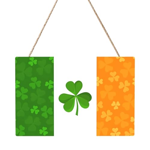 Rechteckiges Bild mit irischer Flagge, 20,3 x 30,5 cm, elegante, moderne Wanddekoration für Ihr Zuhause, um Ihren Raum zu verschönern. von PEGQCVAM
