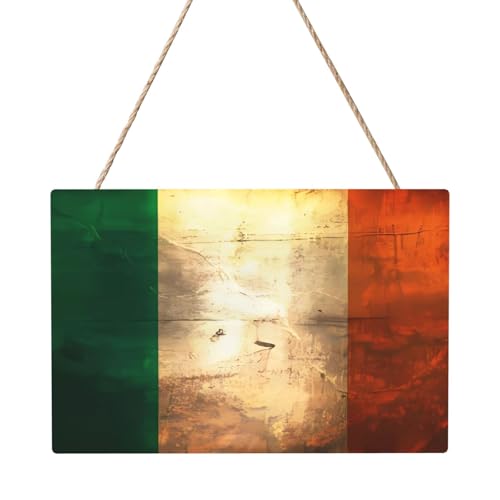 Rechteckiges Bild mit irischer Retro-Flagge, 20,3 x 30,5 cm, elegante, moderne Wanddekoration, um Ihren Raum zu verschönern. Rechteckiges Bild mit irischer Retro-Flagge, 20,3 x 30,5 cm, elegante, moderne Wanddekoration, um Ihren Raum zu verschönern. von PEGQCVAM