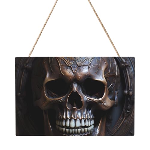 Rechteckiges Bild mit kupferfarbenem Totenkopf. 20,3 x 30,5 cm. Elegante, moderne Wanddekoration, um Ihren Raum zu verschönern. Rechteckiges Bild mit kupferfarbenem Totenkopf. 20,3 x 30,5 cm. Elegante, moderne Wanddekoration, um Ihren Raum zu verschönern. von PEGQCVAM