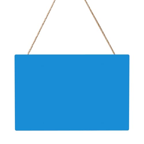 Rechteckiges Paneelgemälde, einfarbig, Blau, 20,3 x 30,5 cm. Elegante, moderne Wanddekoration für Ihr Zuhause. von PEGQCVAM