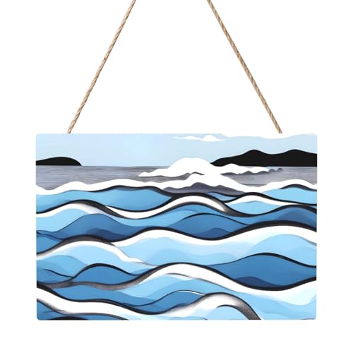 Rechteckiges Paneelgemälde "Waves Lapping at The Rocks", 20,3 x 30,5 cm, elegante, moderne Wanddekoration, um Ihren Raum zu verschönern Rechteckiges Paneelgemälde "Waves Lapping at The Rocks", 20,3 x 30,5 cm, elegante, moderne Wanddekoration, um Ihren Raum zu verschönern von PEGQCVAM