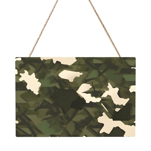 Rechteckiges Paneelgemälde mit Armee-Camouflage-Muster, 20,3 x 30,5 cm, elegante, moderne Wanddekoration für Zuhause, um Ihren Raum zu verschönern. Rechteckiges Paneelgemälde mit Armee-Camouflage-Muster, 20,3 x 30,5 cm, elegante, moderne Wanddekoration für Zuhause, um Ihren Raum zu verschönern. von PEGQCVAM