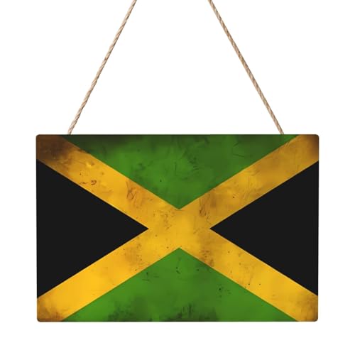Rechteckiges Paneelgemälde mit alter jamaikanischer Flagge, 20,3 x 30,5 cm, elegante, moderne Wanddekoration für Ihr Zuhause, um Ihren Raum zu verschönern Rechteckiges Paneelgemälde mit alter jamaikanischer Flagge, 20,3 x 30,5 cm, elegante, moderne Wanddekoration für Ihr Zuhause, um Ihren Raum zu verschönern von PEGQCVAM