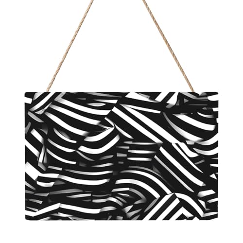 Rechteckiges Tafelgemälde mit schwarzen und weißen Linien, 20,3 x 30,5 cm, elegante, moderne Wanddekoration für Zuhause, um Ihren Raum zu verschönern. Rechteckiges Tafelgemälde mit schwarzen und weißen Linien, 20,3 x 30,5 cm, elegante, moderne Wanddekoration für Zuhause, um Ihren Raum zu verschönern. von PEGQCVAM
