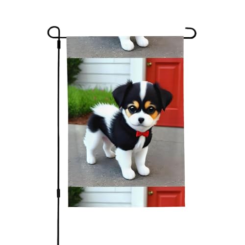 Schwarz und Weiß Welpenflagge Geeignet für den Innen- und Außenbereich, perfekt für Haus, Garten, Veranstaltungen und patriotische Displays. Schwarz und Weiß Welpenflagge Geeignet für den Innen- und Außenbereich, perfekt für Haus, Garten, Veranstaltungen und patriotische Displays. von PEGQCVAM
