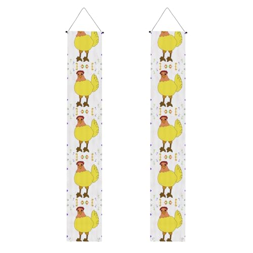 Singing Hen Graduation Veranda Banner Perfekt für Abschlussfeiern im Freien, langlebig und wetterbeständig. von PEGQCVAM