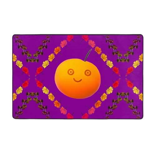 Smiley-Flanell-Teppich, 152,4 x 99,1 cm, rutschfester Memory-Schaum, ideal für Wohnzimmer und Büro. Smiley-Flanell-Teppich, 152,4 x 99,1 cm, rutschfester Memory-Schaum, ideal für Wohnzimmer und Büro. von PEGQCVAM