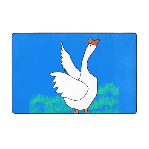 White Goose Spread its Wings weicher Flanell-Teppich, 152,4 x 99,1 cm, rutschfester Memory-Schaum, ideal für Wohnzimmer und Büro. White Goose Spread its Wings weicher Flanell-Teppich, 152,4 x 99,1 cm, rutschfester Memory-Schaum, ideal für Wohnzimmer und Büro. von PEGQCVAM