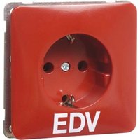 Peha Steckdose SCHUKO rot D 80.6511 EDV - 00795311 von PEHA Elektro GmbH & Co. KG