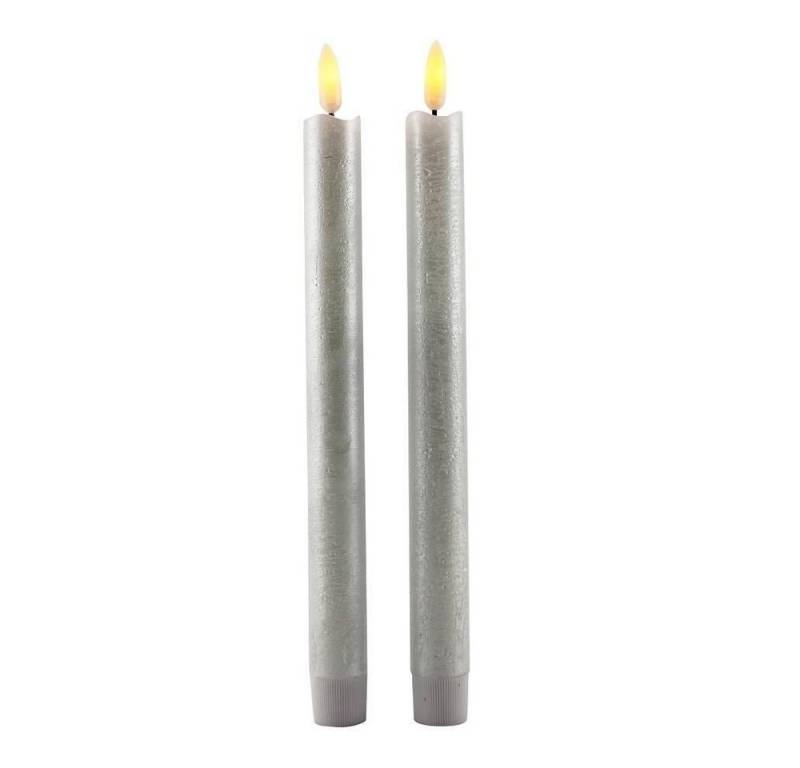 BY PEHA LED-Kerze BD-10100 LED Echtwachskerzen Stabkerzen 2er-Set von BY PEHA