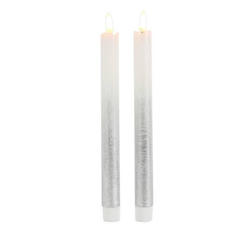 BY PEHA LED-Kerze BD-10145 LED Echtwachskerzen Stabkerzen 2er-Set von BY PEHA