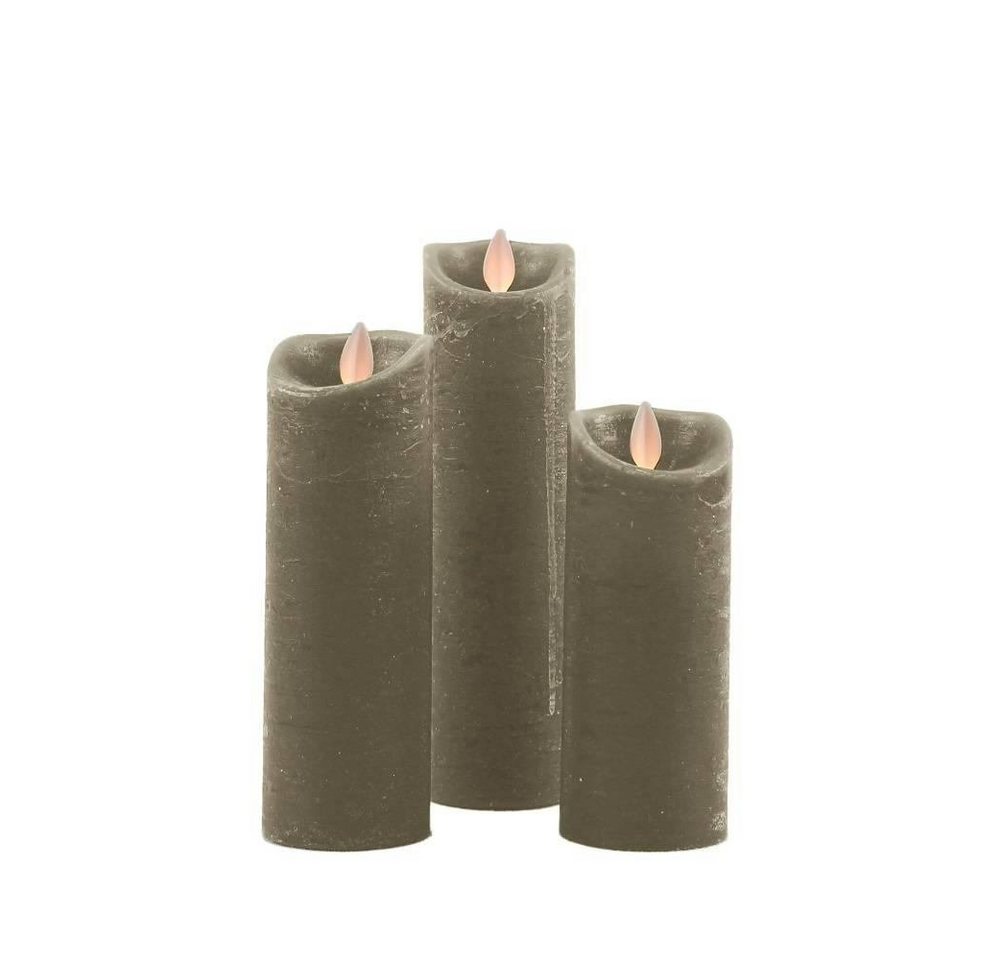 BY PEHA LED-Kerze MB-20197 3er LED Echtwachskerzen Set beige BY PEHA LED-Kerze MB-20197 3er LED Echtwachskerzen Set beige von BY PEHA