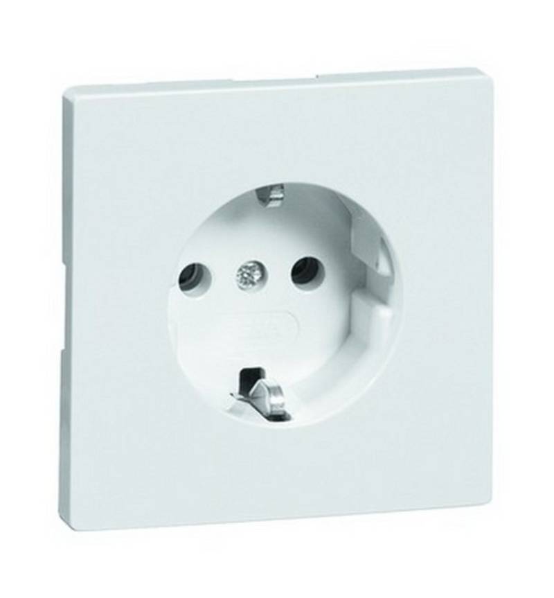 PEHA Unterputz-Steckdose, 1fach aluminium glänzend Unterputz horizontal/vertikal IP20 von PEHA