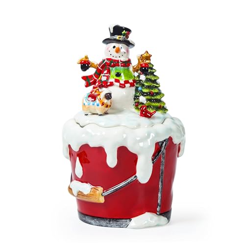 PEHOST Winter Holiday Home Collection, 27 cm hoch, Winterferien, Weihnachten, Schneemann, Keksdose von PEHOST