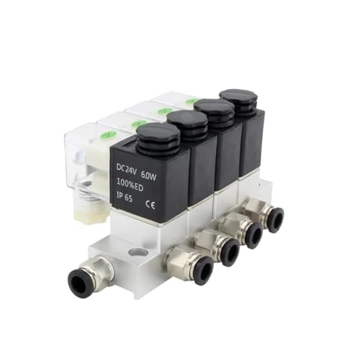 2V025-06 DC12V 24V 220V 110V Pneumatic Solenoid Valve 2 way Normally Closed Air Magnetic Valve Cartridge solenoid valve 2V025-08(DC24V 8mm fittings,2F) von PEHOZBUIU