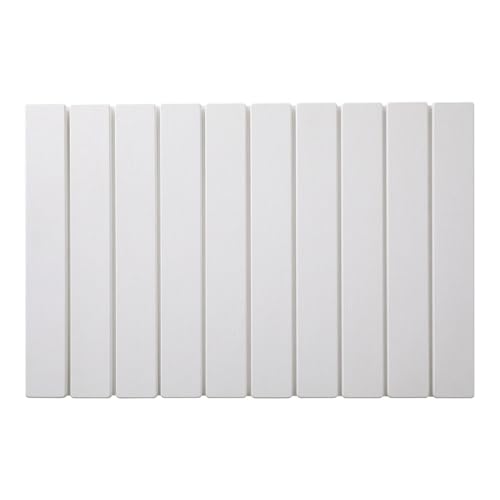 Faltbare Kieselgur-Absorptionsmatte - Schnelltrocknend für Küchenarbeitsplatte, Badezimmer-Waschbecken, Geschirr & Gläser Trocknen Natürliche Drainagematte (Weiß,30x40 cm) von PEIHUODAN