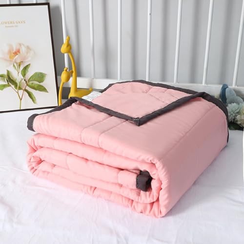 Kühlende Decke Für Personen, Die Im Schlaf Schwitzen Leichte, Atmungsaktive Ganzjahresdecke Aus Kühlfaser. Bleibt Die Ganze Nacht Kühl. Für Erwachsene Kinder (Pink,170x200cm) von PEIHUODAN