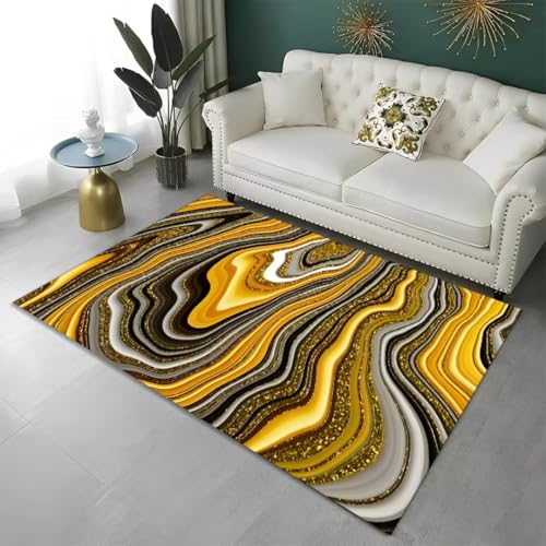 PEIHUODAN Marmor Teppich Wohnzimmer Dekoration Flauschiger Bereich Teppich Schlafzimmer Arbeitszimmer Flur Super Saugfähig rutschfeste Badematte, 160x200 cm, Color 3 PEIHUODAN Marmor Teppich Wohnzimmer Dekoration Flauschiger Bereich Teppich Schlafzimmer Arbeitszimmer Flur Super Saugfähig rutschfeste Badematte, 160x200 cm, Color 3 von PEIHUODAN