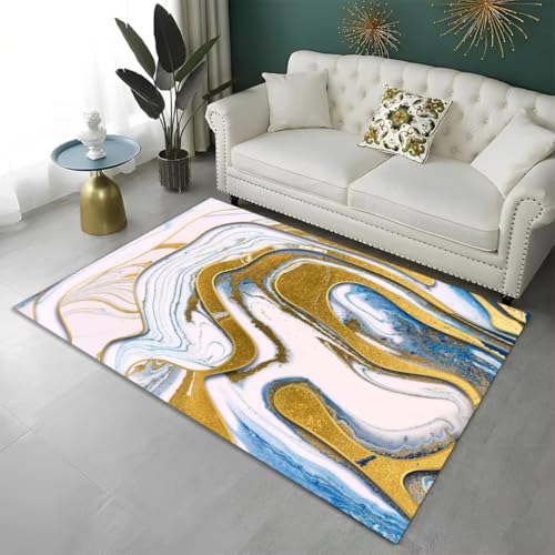 PEIHUODAN Marmor Teppich Wohnzimmer Dekoration Flauschiger Bereich Teppich Schlafzimmer Arbeitszimmer Flur Super Saugfähig rutschfeste Badematte, 160x200 cm, Color 6 PEIHUODAN Marmor Teppich Wohnzimmer Dekoration Flauschiger Bereich Teppich Schlafzimmer Arbeitszimmer Flur Super Saugfähig rutschfeste Badematte, 160x200 cm, Color 6 von PEIHUODAN