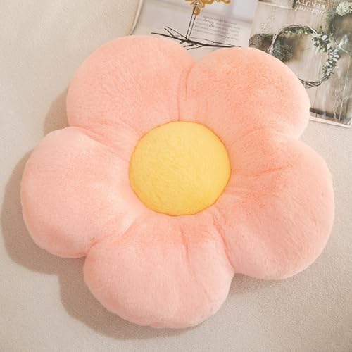 PEIHUODAN Süße Blumenkissen Für Die Raumdekoration, Schlafzimmersofa-Leseecke, Gänseblümchenkissen Für Kinder Und Mädchen, Ästhetische Plüschkissen in Blumenform, Süße Raumdekoration (Pink,50x50cm) PEIHUODAN Süße Blumenkissen Für Die Raumdekoration, Schlafzimmersofa-Leseecke, Gänseblümchenkissen Für Kinder Und Mädchen, Ästhetische Plüschkissen in Blumenform, Süße Raumdekoration (Pink,50x50cm) von PEIHUODAN