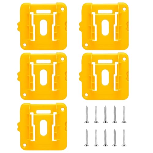 PEILINZE 5 x Batteriehalter für Elektrowerkzeug, Halterung für sichere Installation in Garage oder Werkstatt PEILINZE 5 x Batteriehalter für Elektrowerkzeug, Halterung für sichere Installation in Garage oder Werkstatt von PEILINZE