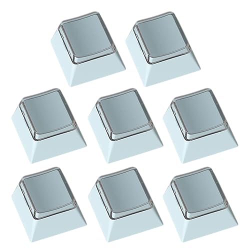 PEILINZE 8-teiliges Blanked-Tastenkappen-Set, Originalhöhe für mechanische Tastaturen mit langlebigem PC in klassischer Farbe von PEILINZE
