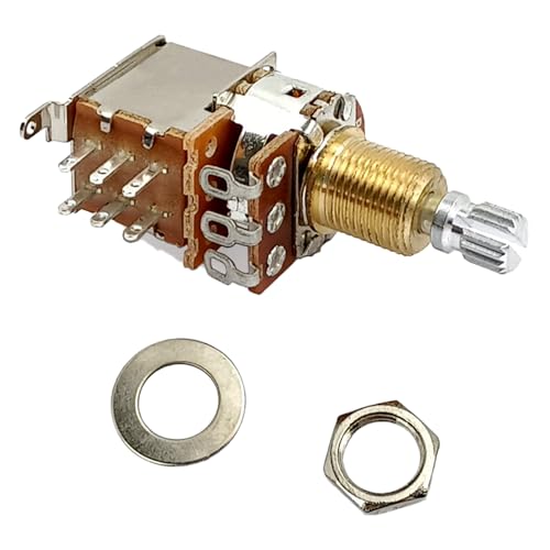 PEILINZE A500K/B500K Push Pull Guitar Control Pots Volumes Potentiometer Guitar Switches Knob Linears Taper Potentiometer Endur von PEILINZE