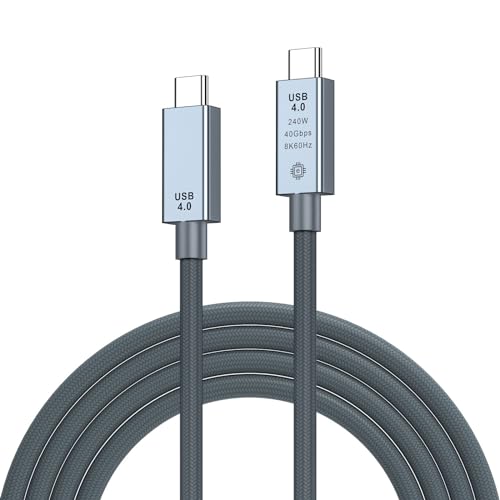 PEILINZE USB 4.0 Datenkabel 240W 5A Schnellladung USB C auf USB C Kabel ThunderRate 4 8K @ 60Hz Kabel USB C 40Gbps von PEILINZE
