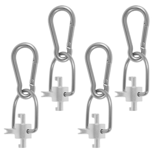 4pcs Edelstahl HLK -Werkzeugverriegelungskappe Key Kompakt rostbeständiges Kältemittel Multi -Schlüssel -Werkzeug zum Erhitzen der Lüftungsklimaanlage von PEIZHIYC