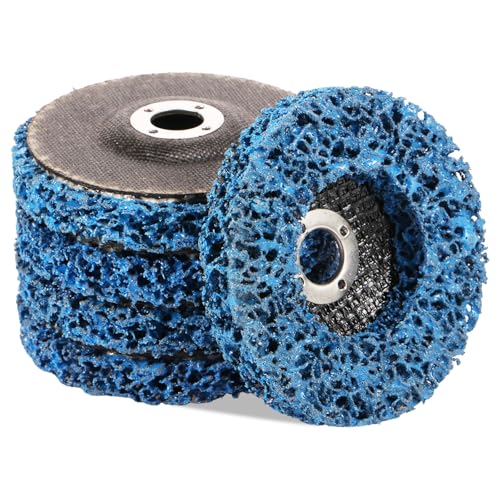 5 Stück CSD Scheibe Schleifscheibe 100mm Reinigungsscheibe Flex Nylongewebescheibe CSD Scheibe Akkuschrauber für Holz Metall Stein Beton 5 Stück CSD Scheibe Schleifscheibe 100mm Reinigungsscheibe Flex Nylongewebescheibe CSD Scheibe Akkuschrauber für Holz Metall Stein Beton von PEIZHIYC