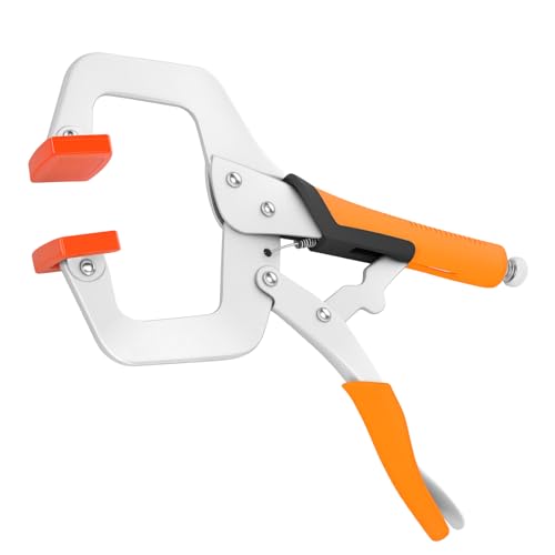 Metallzwingen Groß 11 zoll Edelstahl Gripzange C Form Maximale Öffnung 80mm Schnellspannzwingen mit Sperrfunktion Multifuctionale Federklemmen für Holzbearbeitung Schweißer (11 zoll) von PEIZHIYC
