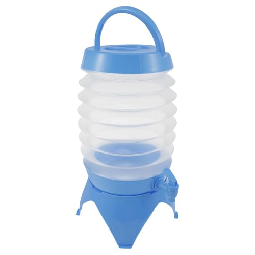 Wasserspender 9,5L Faltbarer Lebensmittelechter Kunststoff mit Zapfhahn Hahn Abdeckung Große Kapazität Getränkespender Wasserbehälter für Camping Wandern Reisen Grillen Wohnwagen Wasserspender 9,5L Faltbarer Lebensmittelechter Kunststoff mit Zapfhahn Hahn Abdeckung Große Kapazität Getränkespender Wasserbehälter für Camping Wandern Reisen Grillen Wohnwagen von PEIZHIYC