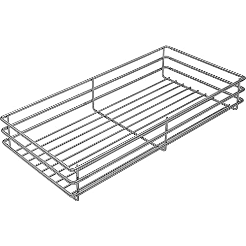 PEKA 100.0048.05 Einhängekorb Excelent Slim KB 250mm für Unterschrank-Seitenwandauszug, Stahl verchromt, Silber, 250 mm von PEKA