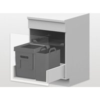 Peka - Abfallsystem Oeko Universal 40L+Oeko Bag EB600 anthrazit von PEKA