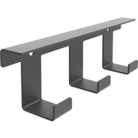 Peka - Hakenleiste 3 Haken Pecasa Stahlblech mit Feinstruktur schwarz Peka - Hakenleiste 3 Haken Pecasa Stahlblech mit Feinstruktur schwarz von PEKA